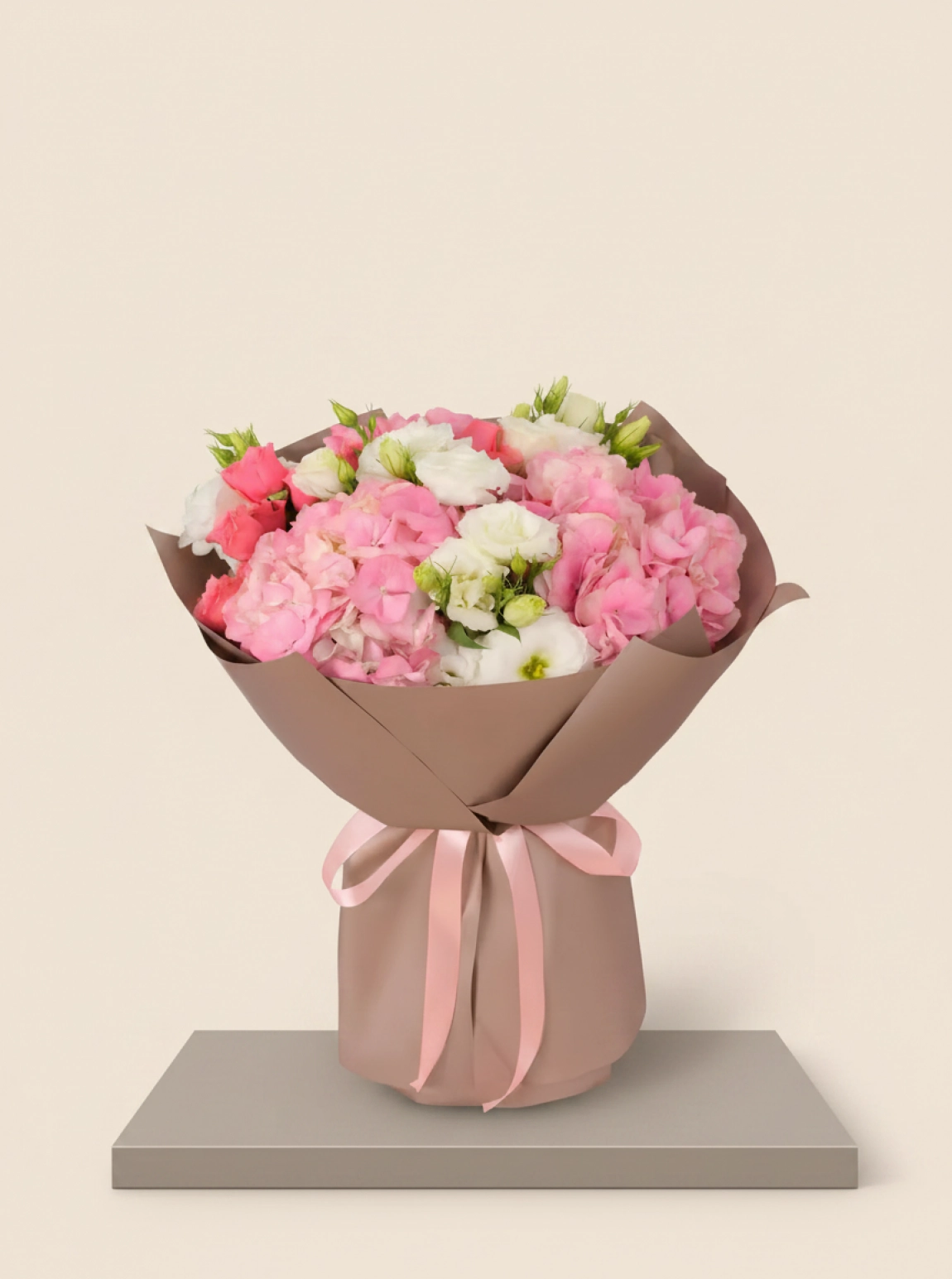 Ortanca ve Pembe Buket
