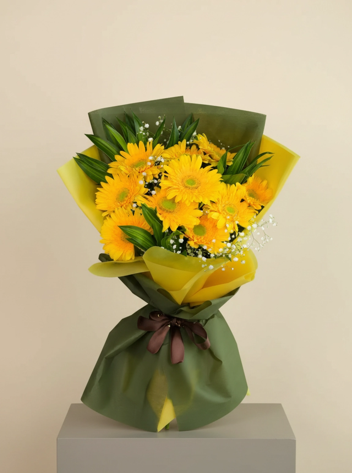 Sarı Gerbera Buketi