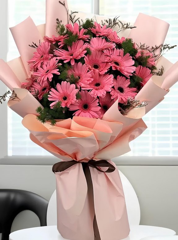 Mor Gerbera Buketi
