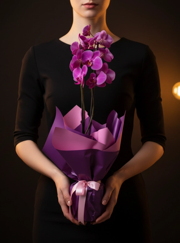 Mor Orchid Orkide Phal