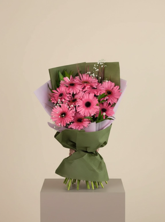 Pembe Gerbera Buketi