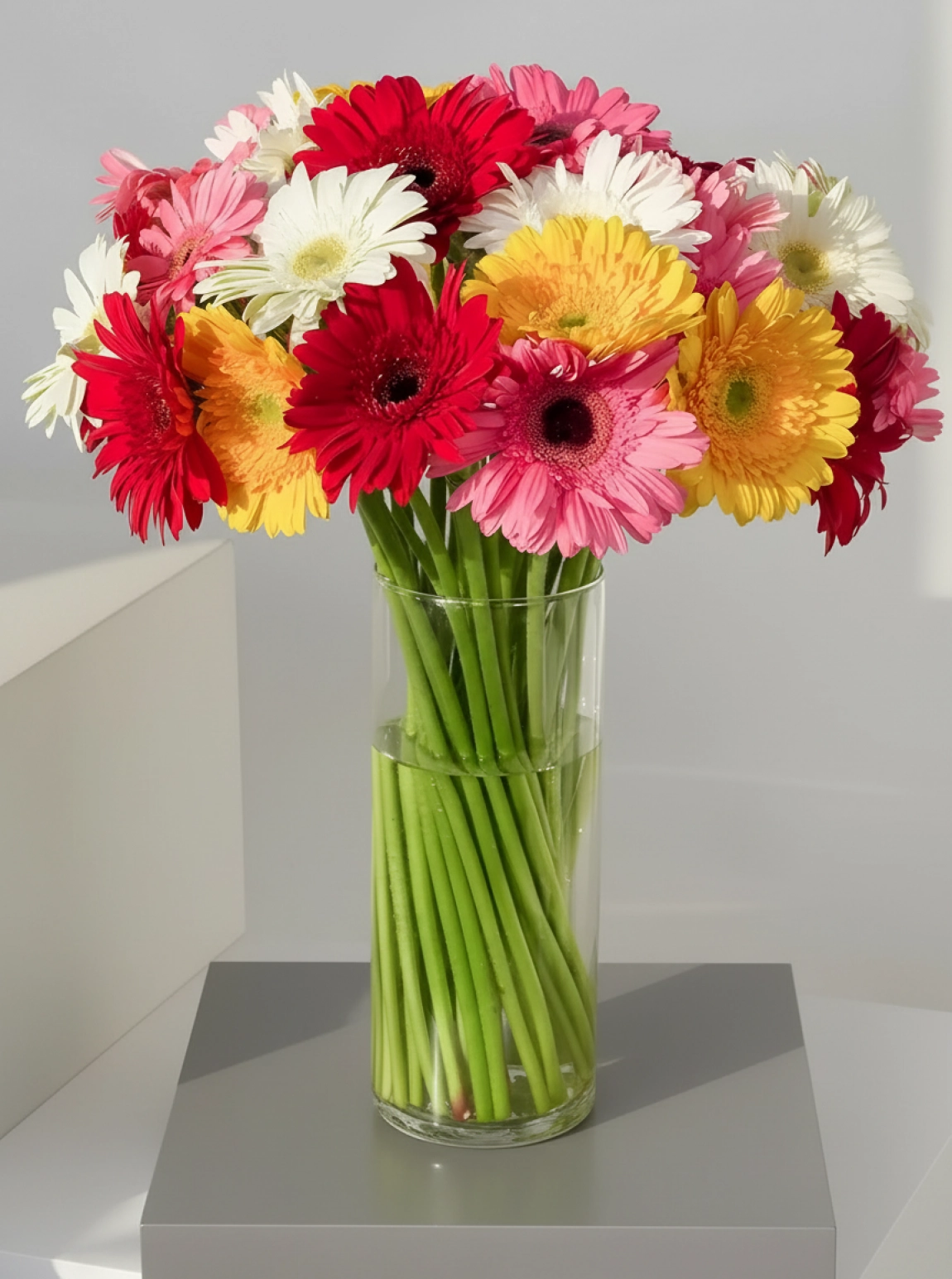 Vazoda Renkli Gerbera